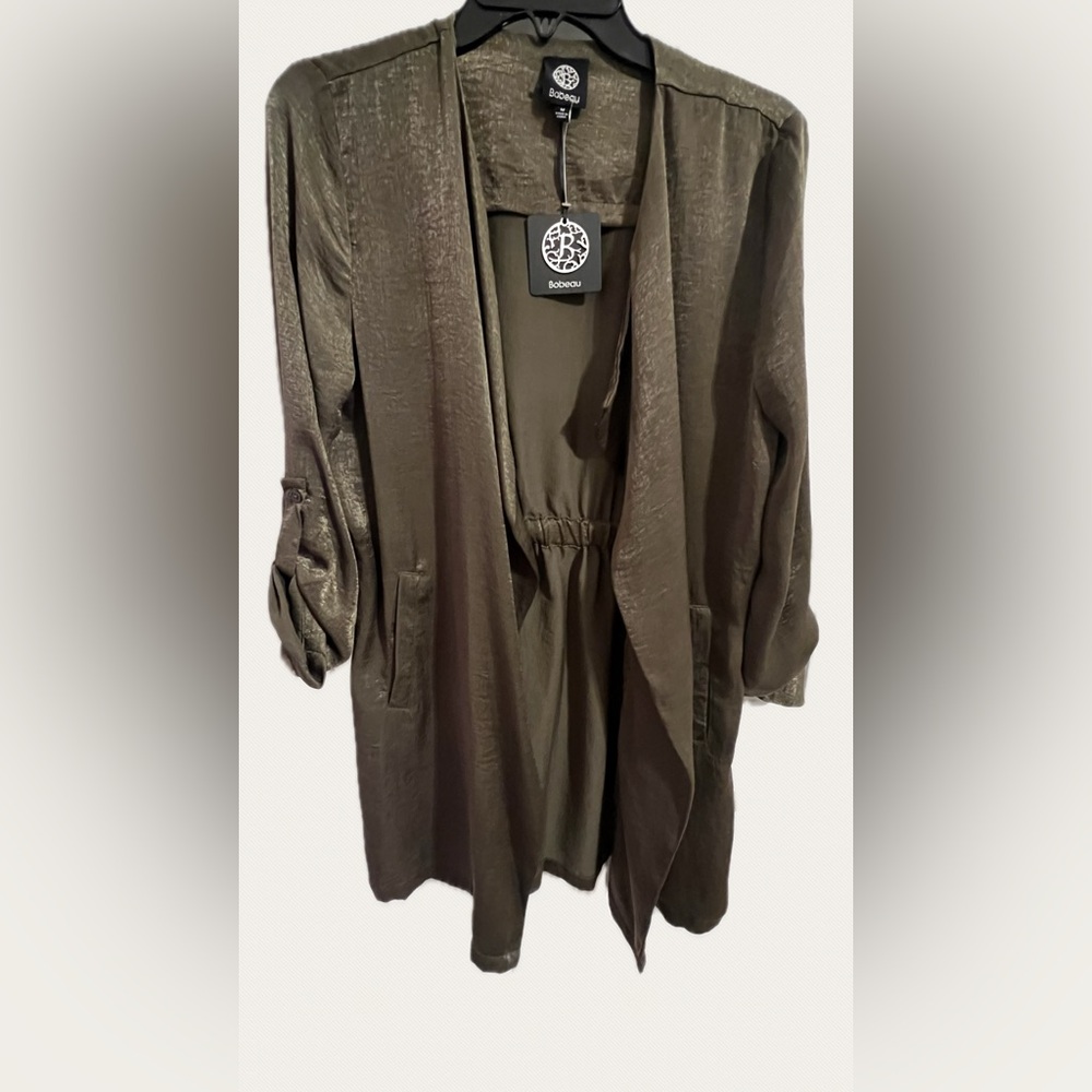 Bobeau Women's Olive Lightweight Soft Jacket